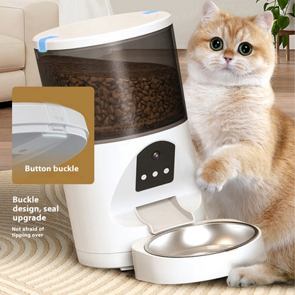 Smart Visual Pet Feeder Remote HD Wide Angle
