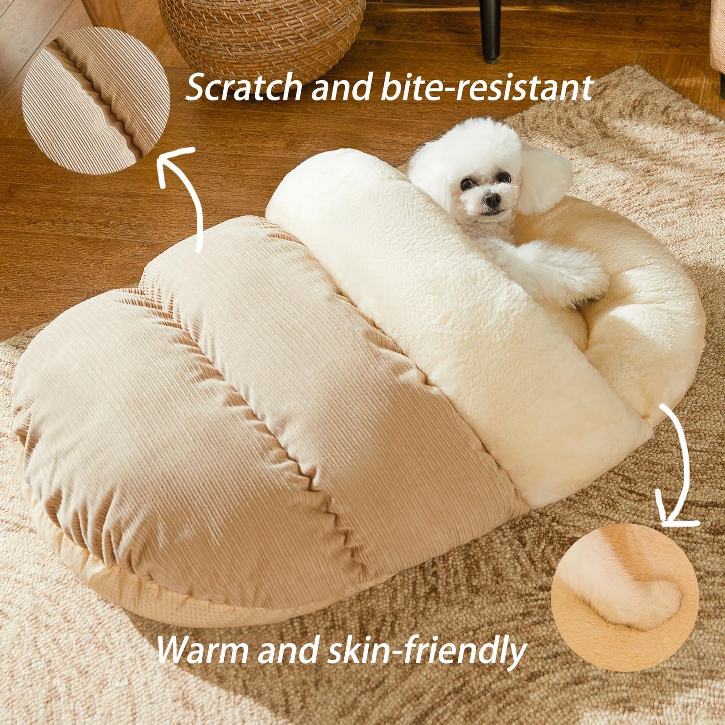 Anti Slip Ultra Soft Plush Pet Bed