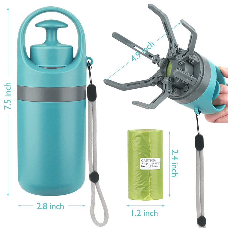 Pooper Scooper With Built-in Poop Bag Dispenser