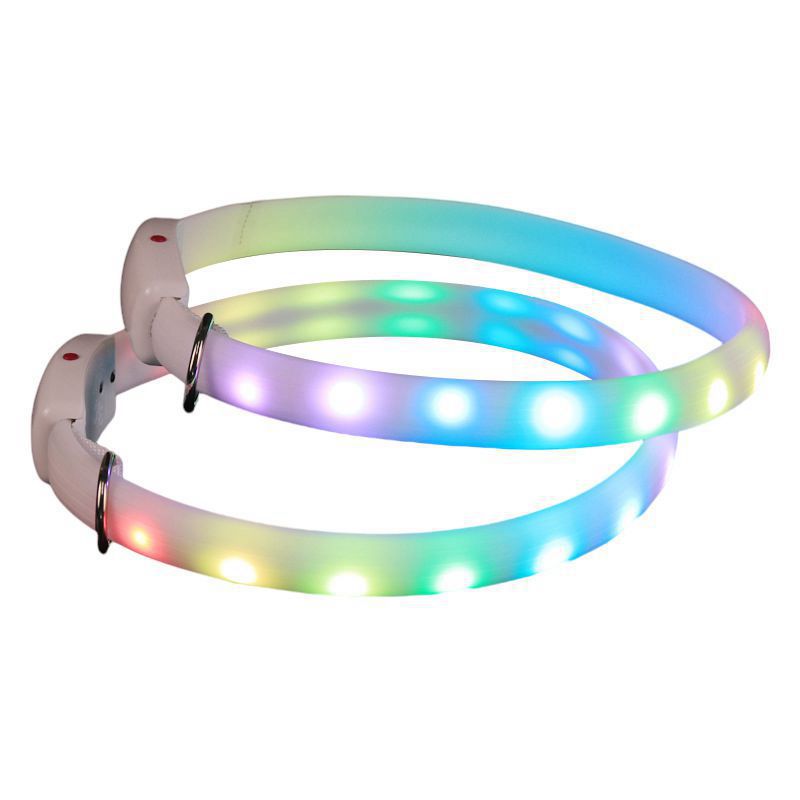 USB Rechargeable Pet LED Glowing Collar