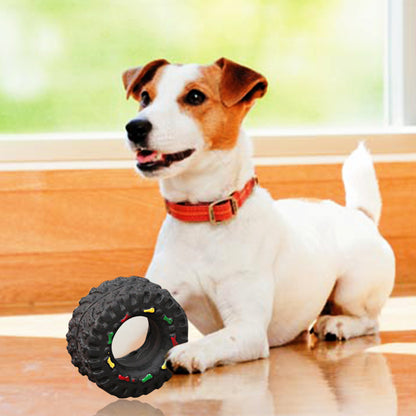 Small Tire Pet Vocalizations Glue Toy