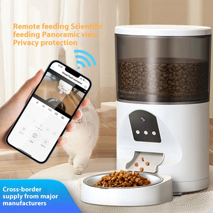 Smart Visual Pet Feeder Remote HD Wide Angle