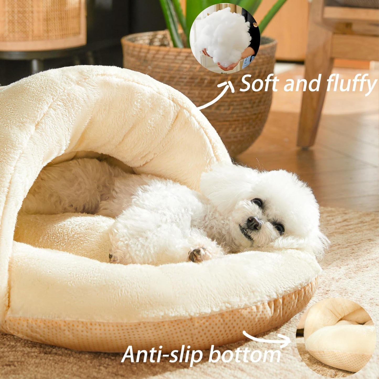 Anti Slip Ultra Soft Plush Pet Bed
